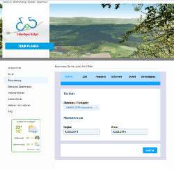 Booking system www.scooterplan.net beeing used by www.e-bike-region-stuttgart.de